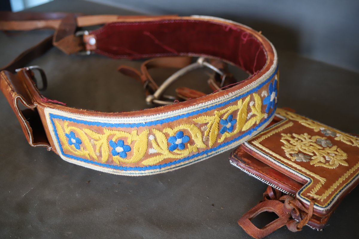 Moroccan Riding Saddle And Other Tack - Morocco, 20th Century-photo-6