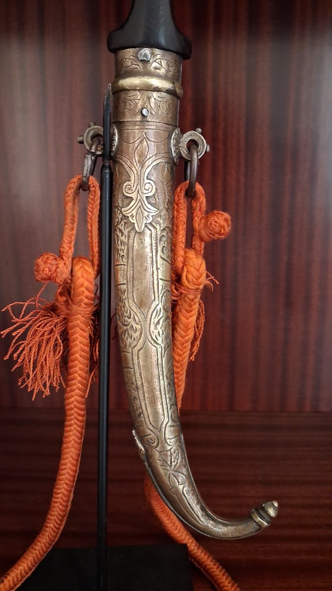Moroccan Dagger Known As A "koumya" - Morocco, Circa 1900-photo-5