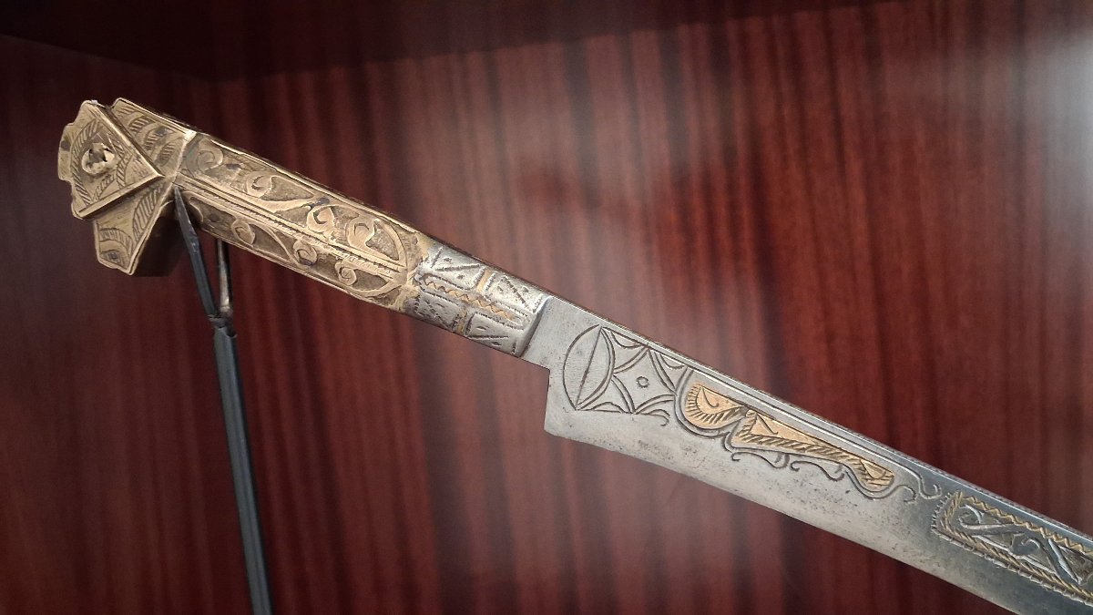 Sabre Kabyle dit flissa - Algérie, Kabylie, 19ème siècle début 20ème siècle-photo-2