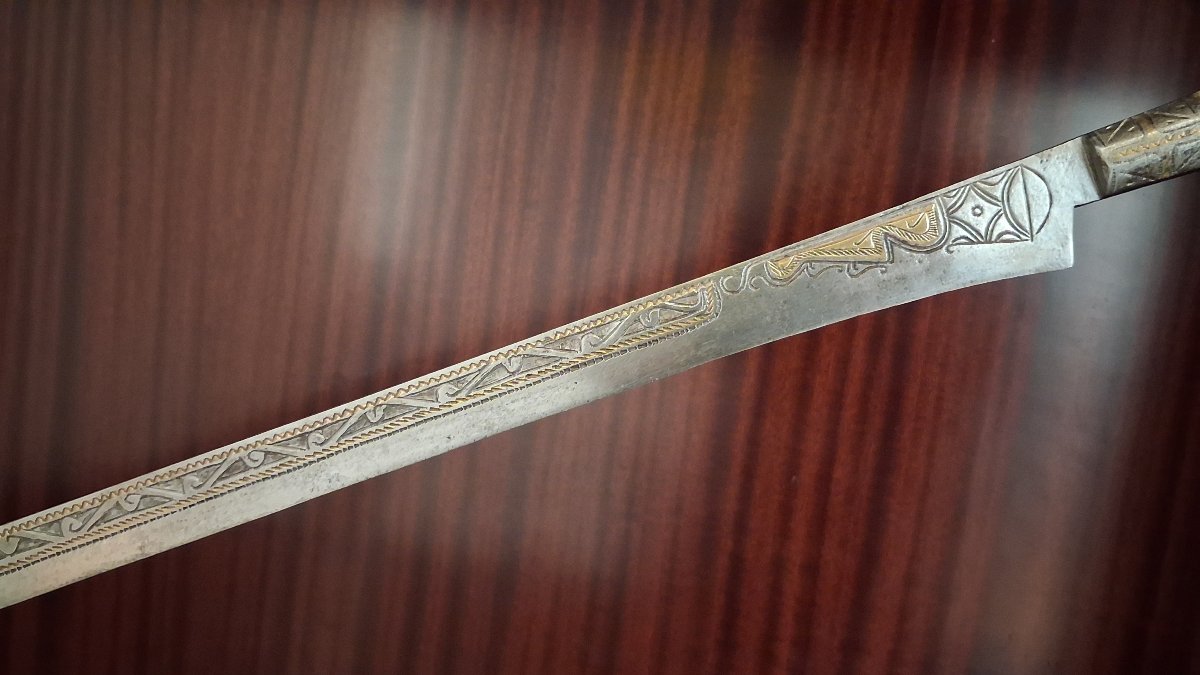 Sabre Kabyle dit flissa - Algérie, Kabylie, 19ème siècle début 20ème siècle-photo-4