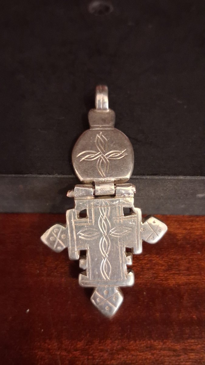 Ethiopian Orthodox Cross Pendant - Ethiopia, 20th Century Or Earlier-photo-4
