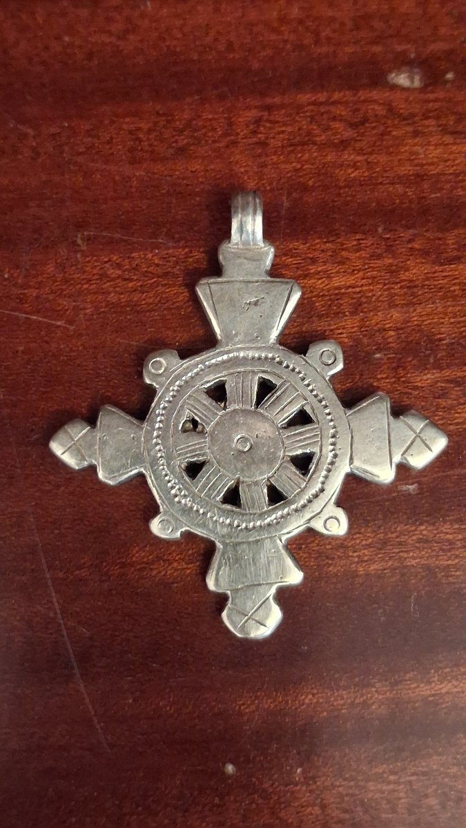 Pendentif croix Orthodoxe Ethiopienne - Ethiopie, 20ème siècle ou antérieur -photo-2
