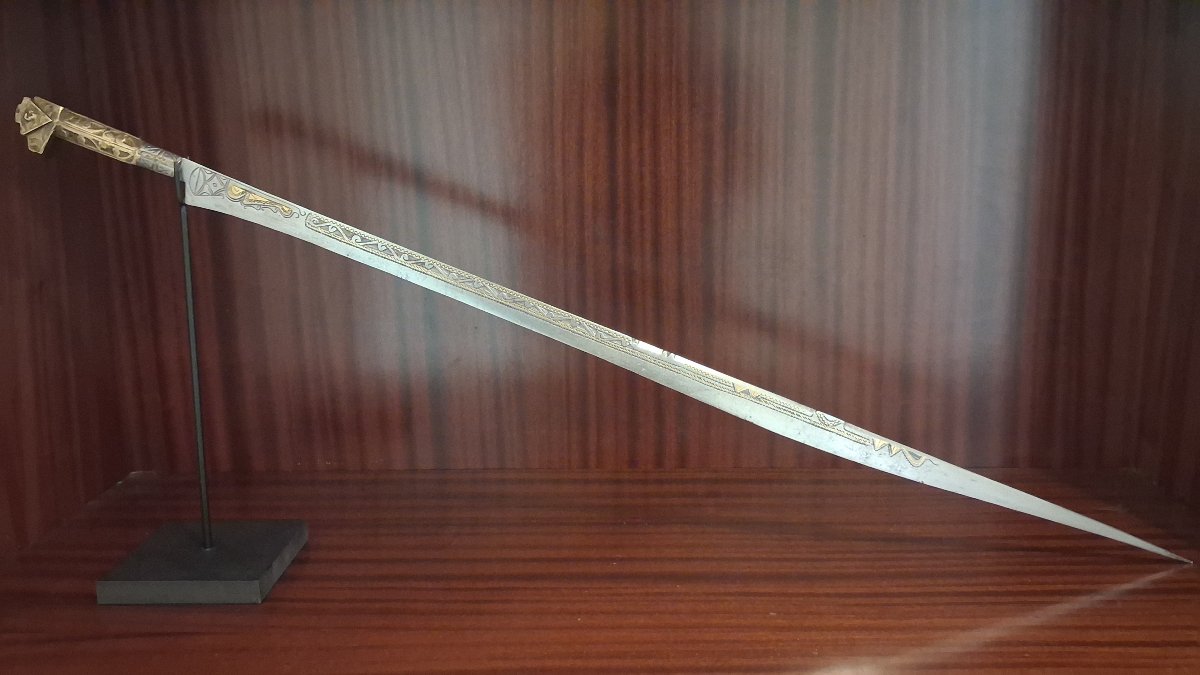 Sabre Kabyle dit flissa - Algérie, Kabylie, 19ème siècle début 20ème siècle-photo-3