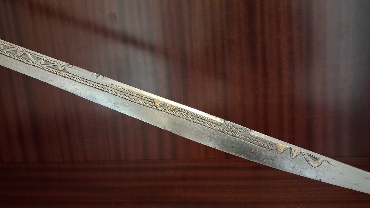 Sabre Kabyle dit flissa - Algérie, Kabylie, 19ème siècle début 20ème siècle-photo-2