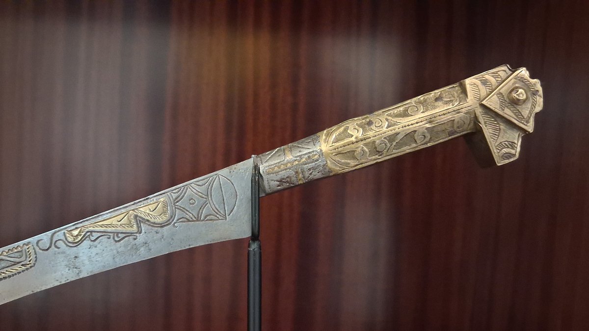 Sabre Kabyle dit flissa - Algérie, Kabylie, 19ème siècle début 20ème siècle-photo-4