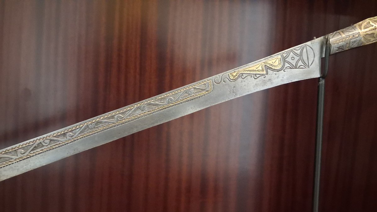 Sabre Kabyle dit flissa - Algérie, Kabylie, 19ème siècle début 20ème siècle-photo-5