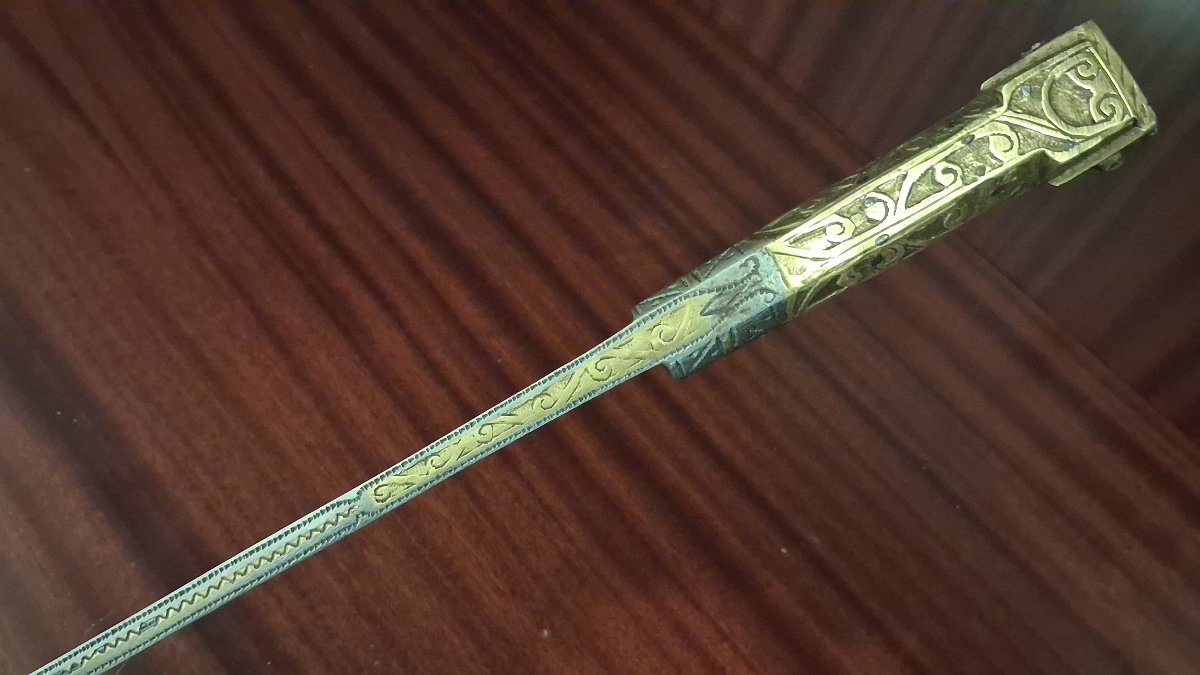 Sabre Kabyle dit flissa - Algérie, Kabylie, 19ème siècle début 20ème siècle-photo-8