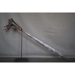 Sabre Dit Mandau Des Populations Dayak - Iles De Bornéo, 1ère Moitié 20ème Siècle