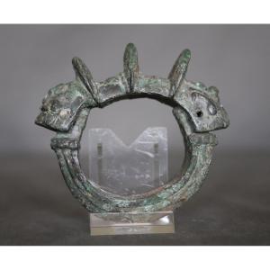 Bracelet de cheville En Bronze  - Luristan, Fin Du 2nd  Début 1er Millénaire Avant J.C.