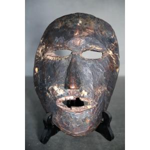 Ancient Anthropomorphic Ritual Mask - Nepal, Middle Hills 