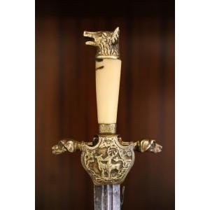 A Fine Hunting Dagger - Probably France, 2nd Half 19th Century