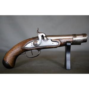 Pistolet de gendarmerie modèle An IX en version civile - France, début 19ème siècle