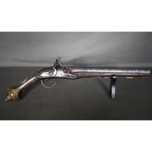  Pistolet à silex oriental - Travail des Balkans Ottomans, 19ème siècle