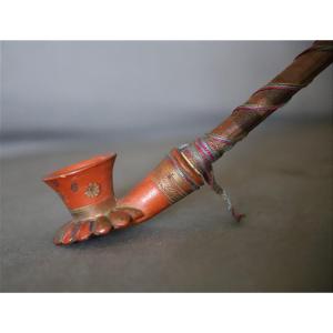 Long Ottoman Pipe Called Chibouk- Ottoman Turkey, Circa 1900