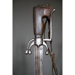  Sabre nimcha Marocain à forte lame Européenne - Maroc, 17ème siècle