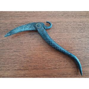 Couteau pliant traditionnel Chinois - 1ère moitié 20ème siècle ou antérieur