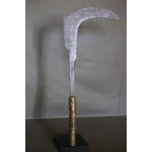 African Sickle Sword—probably Yoruba, First Half Of The 20th Century