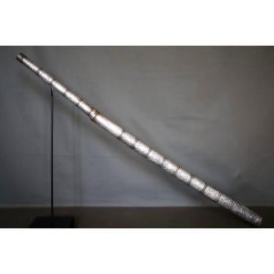 Long Dha-style Saber—southeast Asia, Probably Burma, Late 19th–early 20th Century