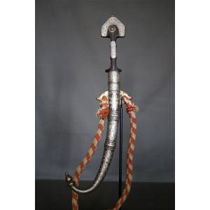Moroccan Dagger (pistol) Known As Koumya - Morocco, Mesfioua Tribe, 19th Century