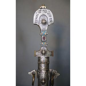 Moroccan Dagger Known As A "koumya" - Southern Morocco, 19th Century