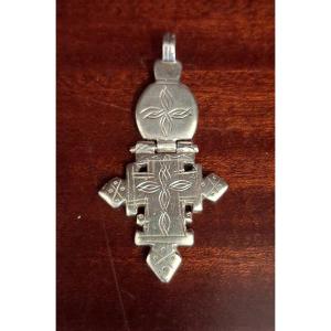 Pendentif croix Orthodoxe Ethiopienne - Ethiopie, 20ème siècle ou antérieur