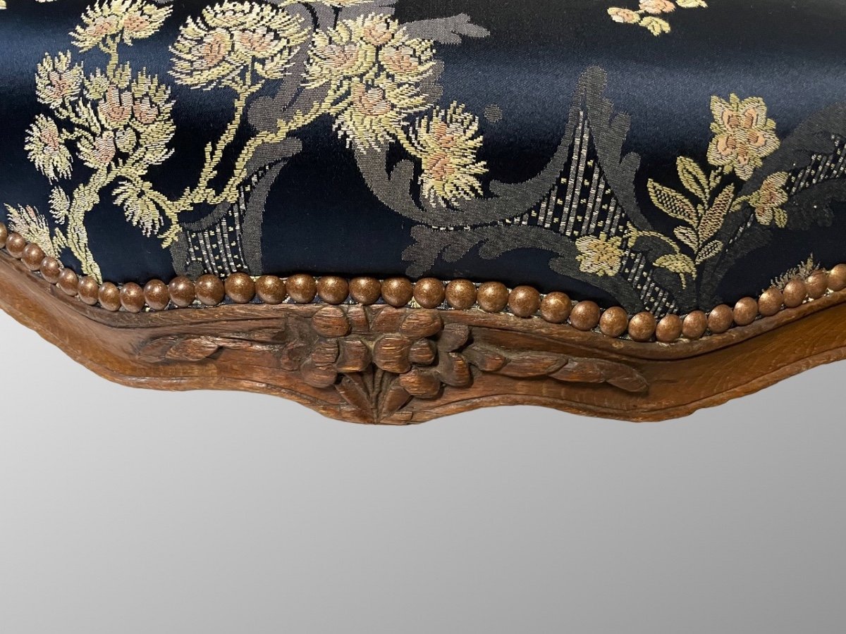 Suite De Quatre Fauteuils En Cabriolet. Epoque Louis XV-photo-2