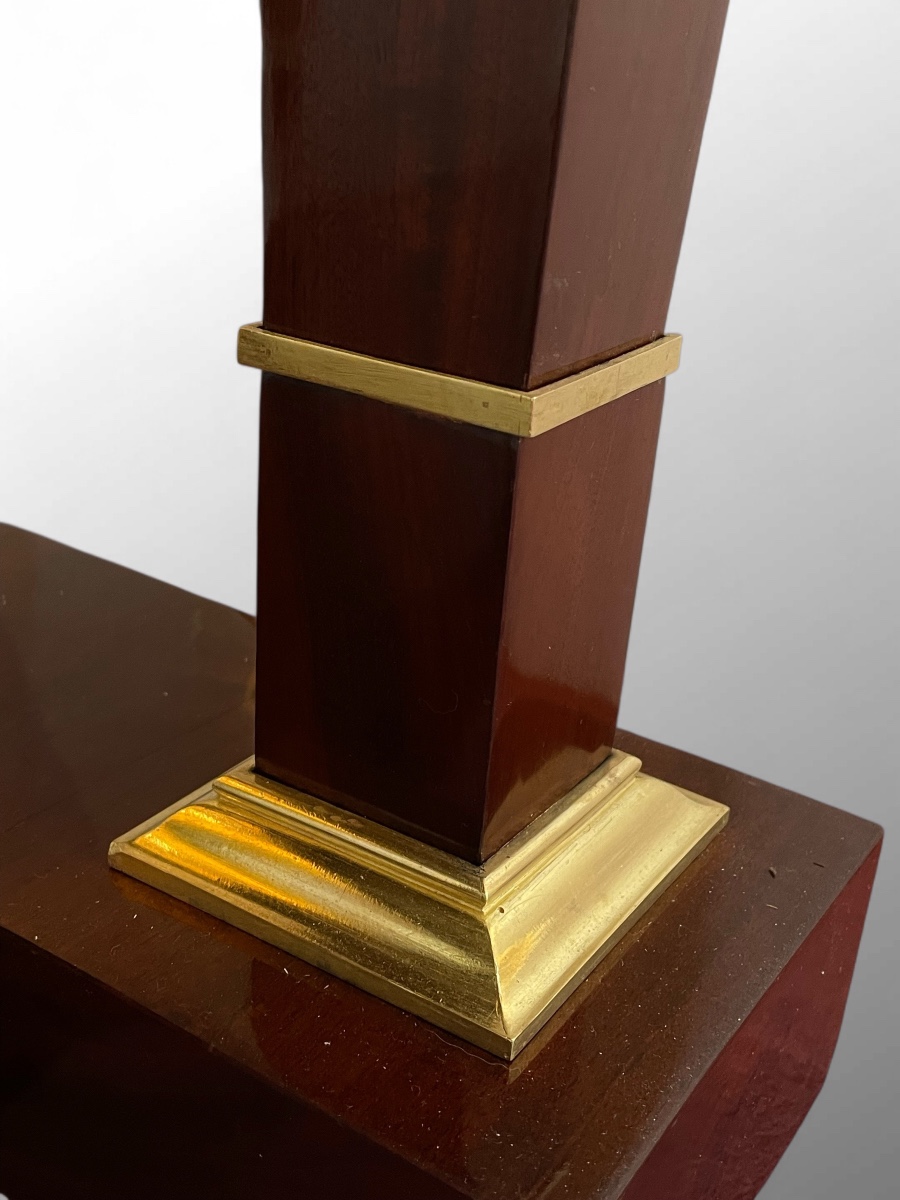 Mahogany Console Table. Empire Period, Ceremonial Model.-photo-4