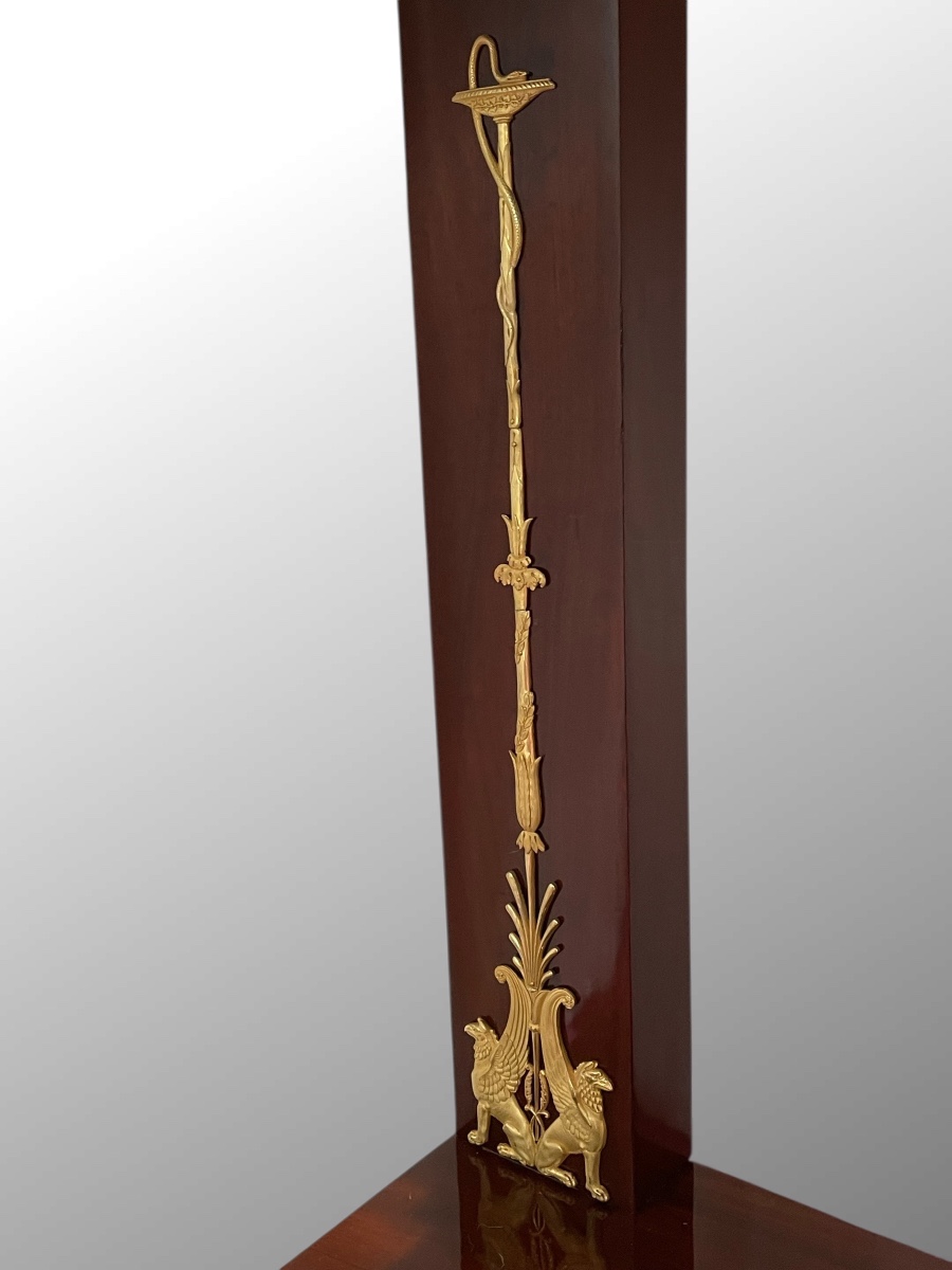 Mahogany Console Table. Empire Period, Ceremonial Model.-photo-5