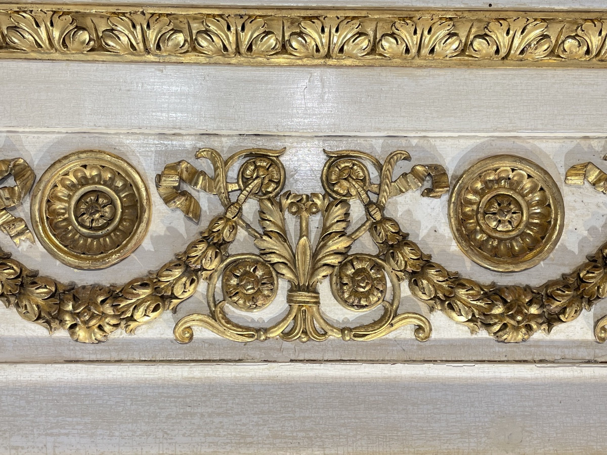 Trumeau aux cariatides grecques. Epoque Empire-photo-4