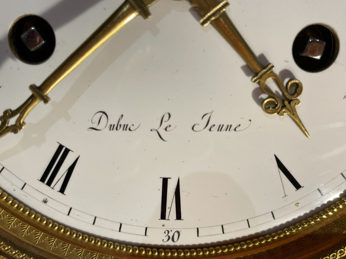 Empire Period Gilt Bronze Clock-photo-3