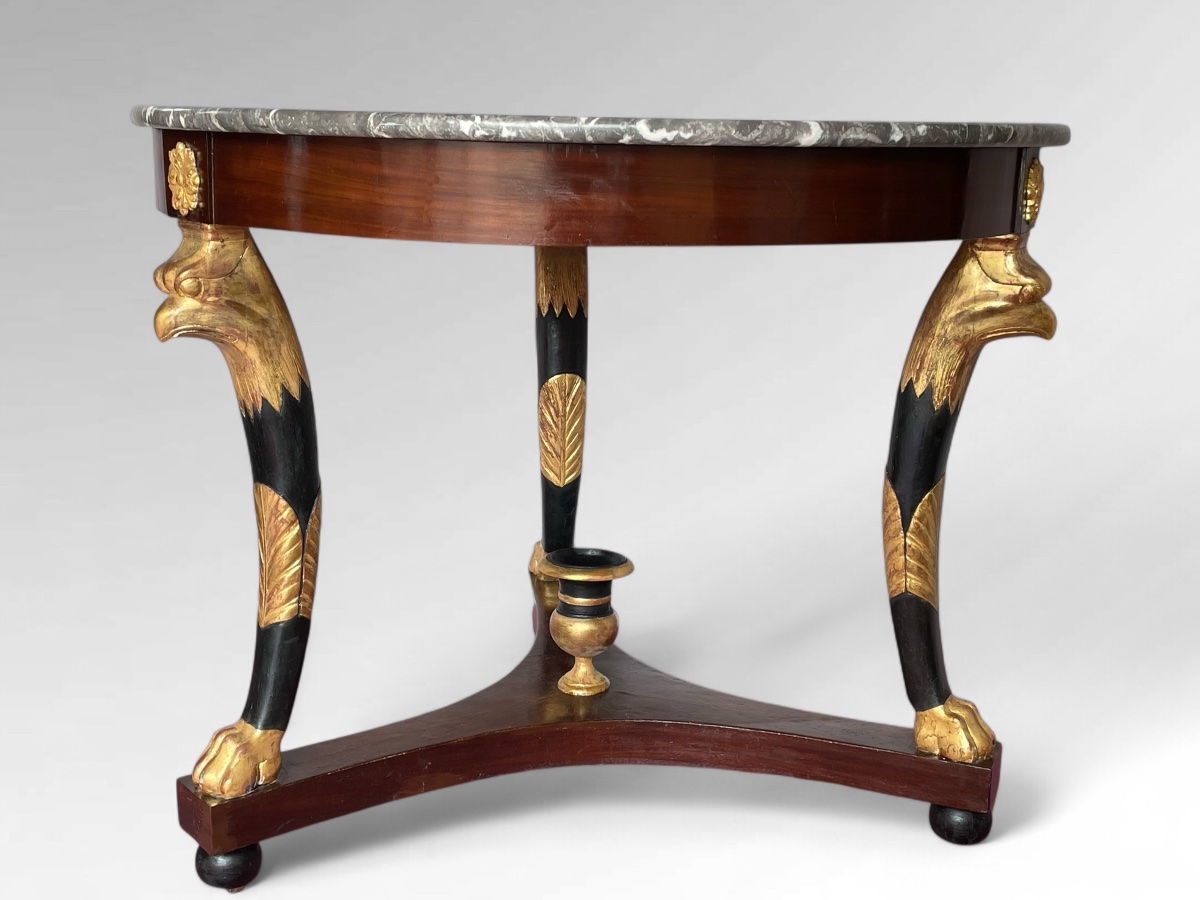 Grand guéridon époque Consulat - Empire estampillé Henri Jacob