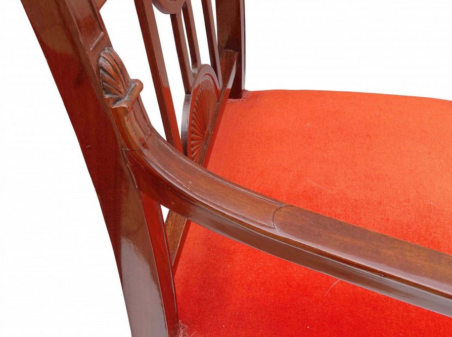 Paire De Fauteuils En Acajou époque Directoire-photo-1
