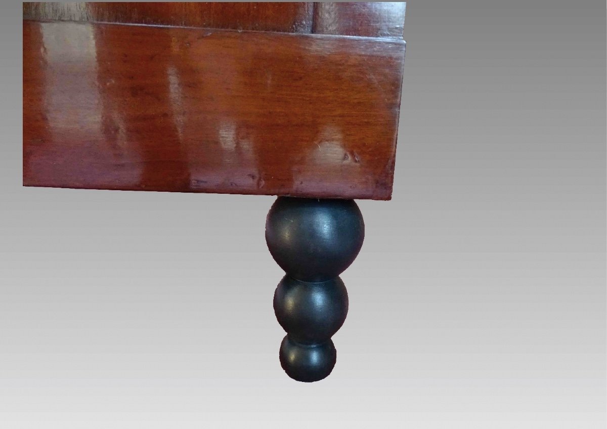 Commode époque Premier Empire. Acajou Et Bronzes Dorés.-photo-1