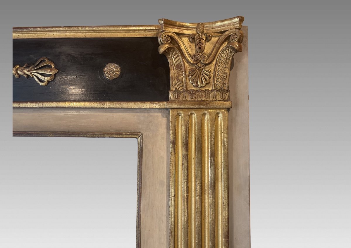 Trumeau De Boiserie. Epoque Premier Empire-photo-3