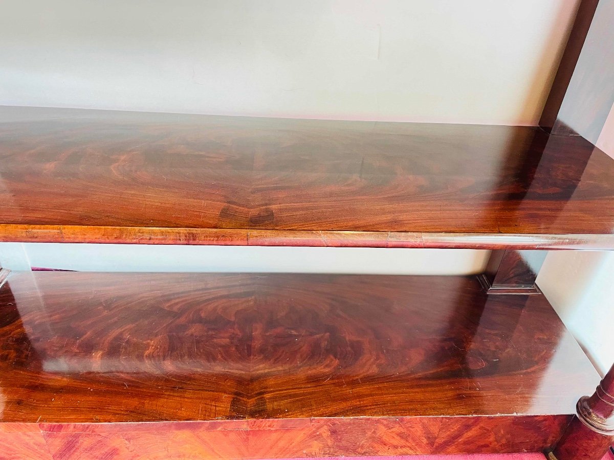 Console - Serving Mahogany Restoration Period-photo-3