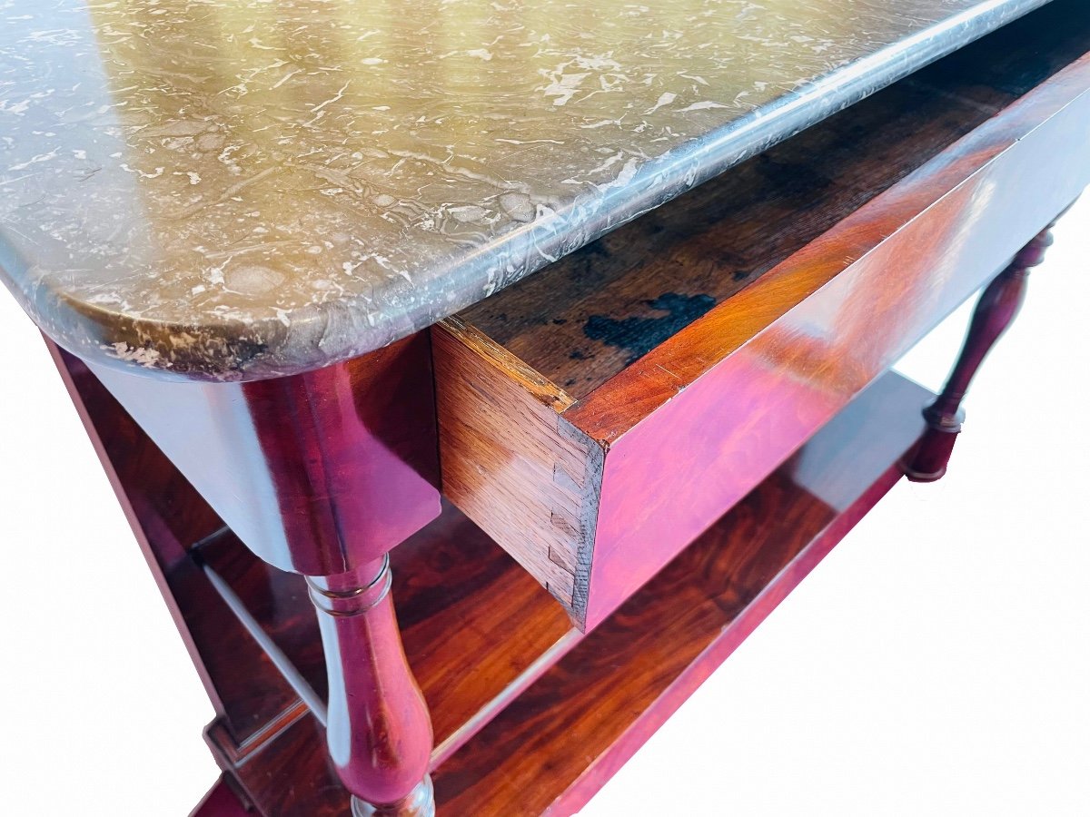 Console - Serving Mahogany Restoration Period-photo-4