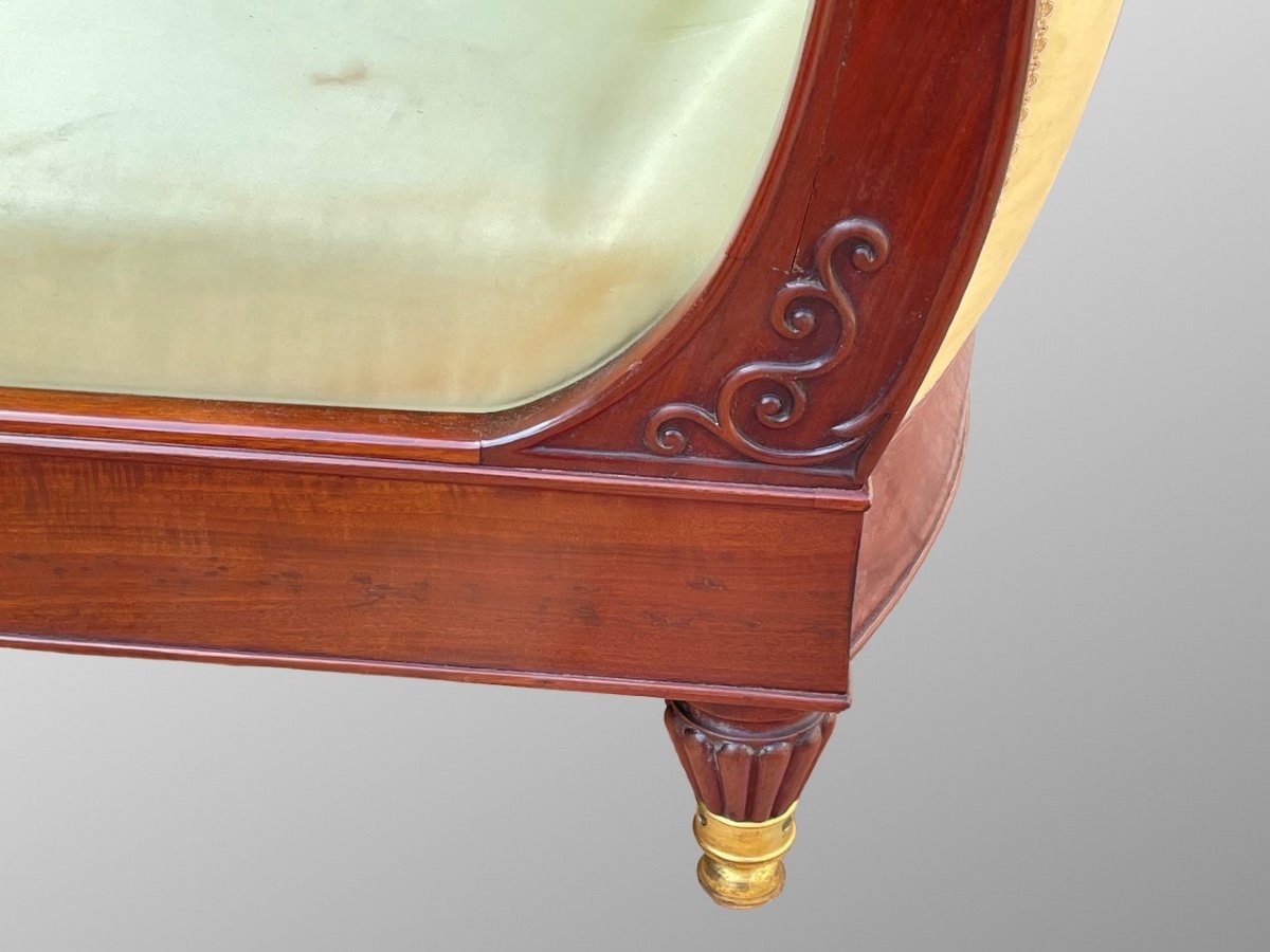Paire De Méridiennes En Acajou époque Restauration-photo-4