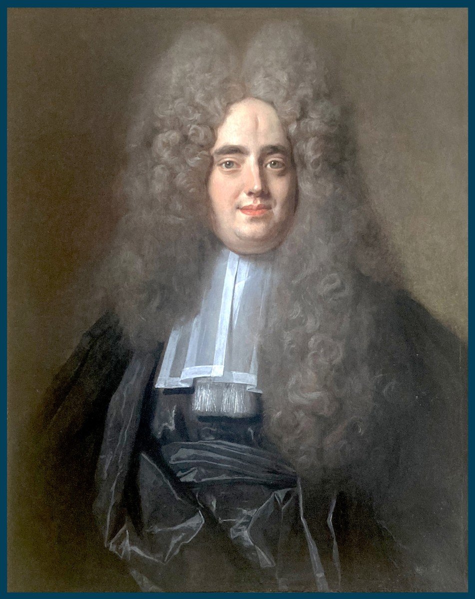 ECOLE FRANCAISE DEBUT 18E "Portrait présumé de Barthélémy Jean-Claude PUPIL" Huile/Toile, Cadre
