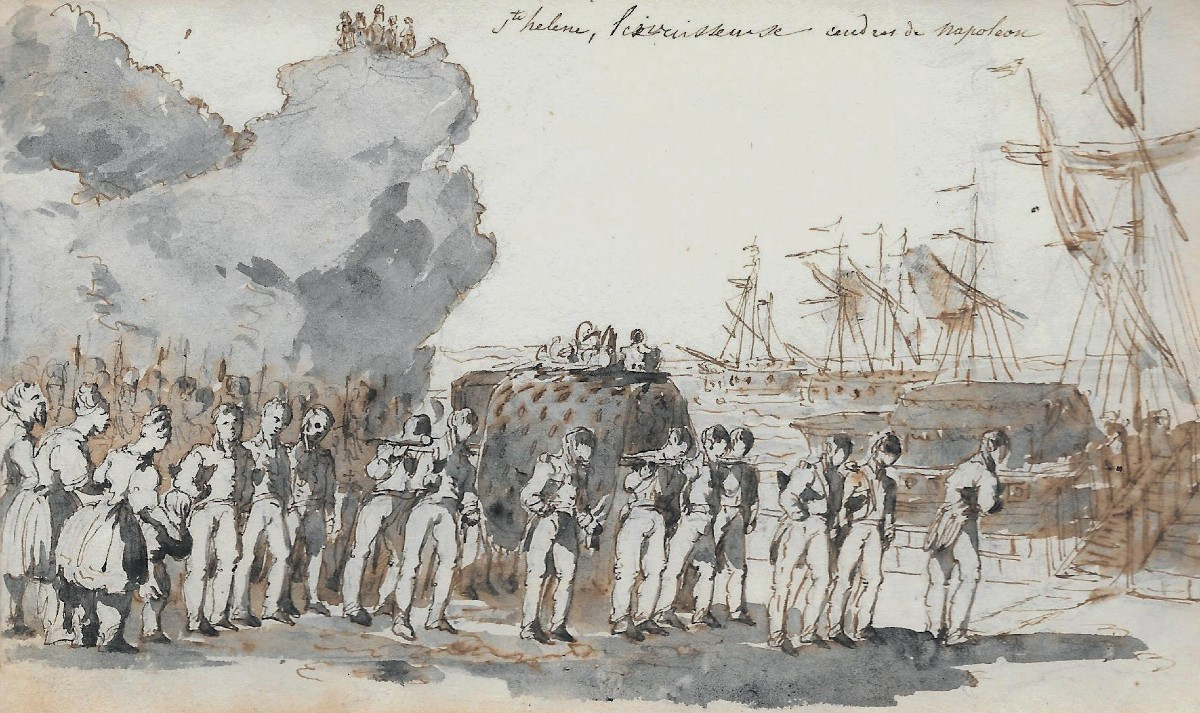 Fontaine P. François Léonard (1762-1853) 2 Notebooks/albums +50 Drawings Each/ Various Subjects-photo-4