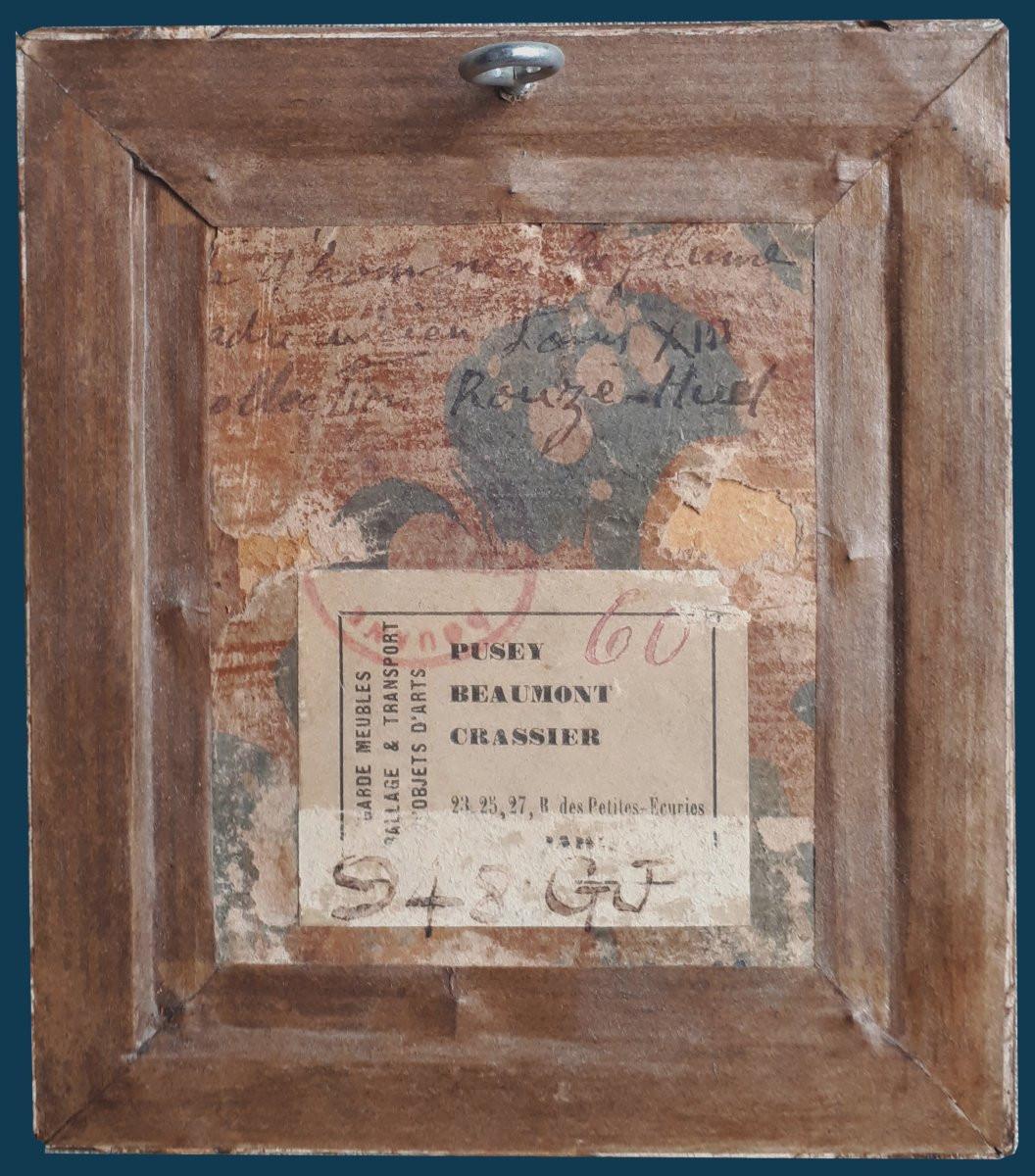 Craesbeeck Joos Van (1606-1661) Flemish "head Of A Man" Drawing/pen, Wash, Stamp, Provenance-photo-3