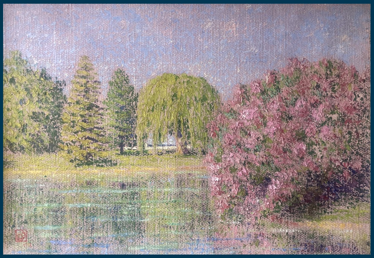 Léon De Smet (1881-1966) "landscape" Oil On Canvas, Signed With The Monogram And Dated