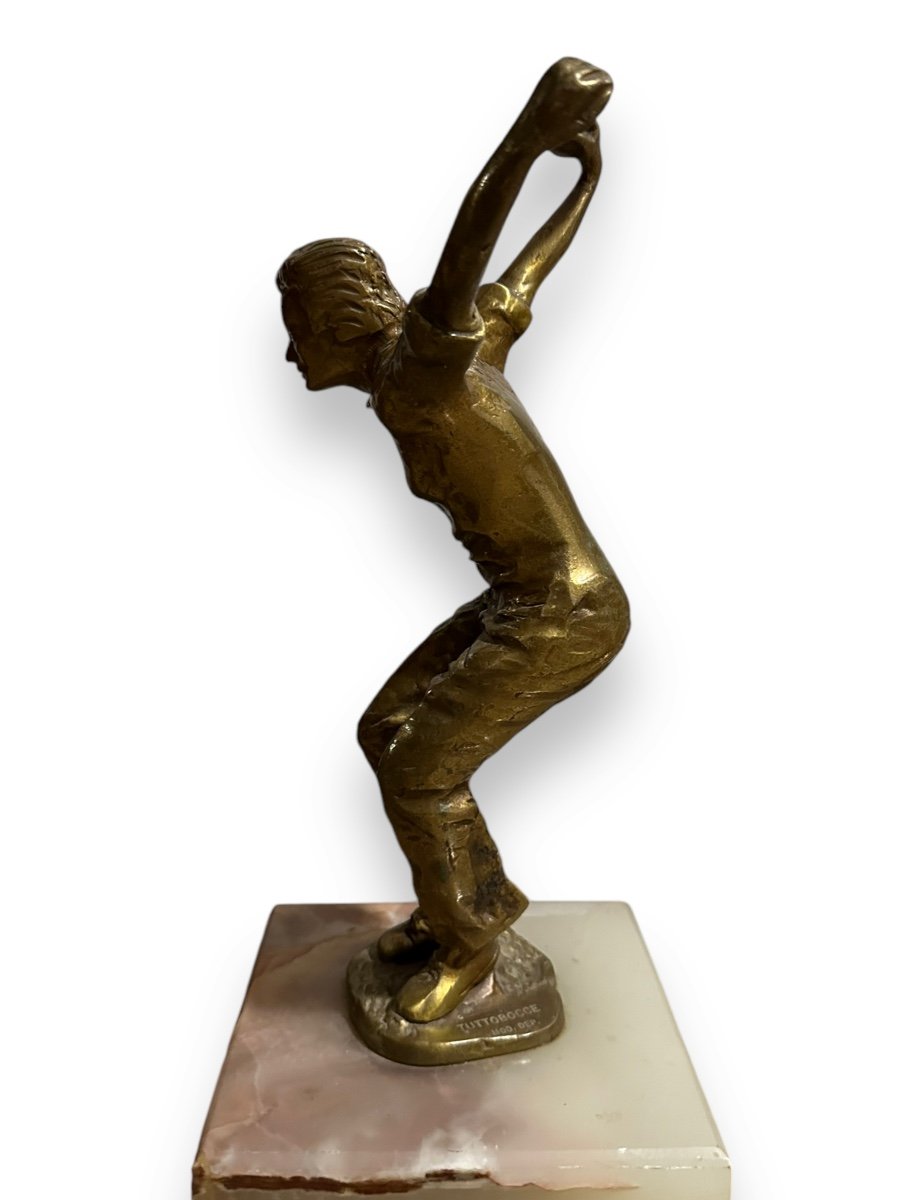 Petanque Player - Bronze Subject - Tuttobocce-photo-3
