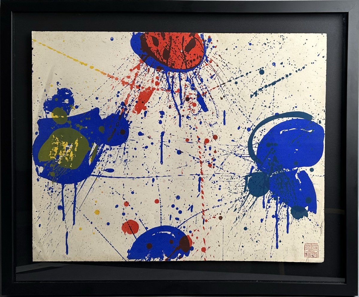 Sam Francis - The Upper Red - Lithograph - 1963
