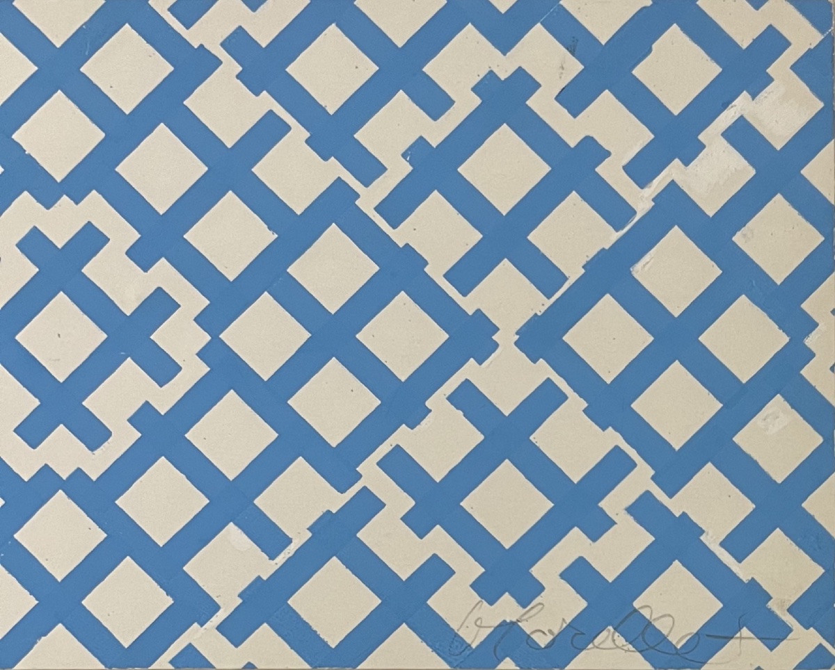 François Morellet - Fresco Project - Gouache Study Card - 1972-photo-3