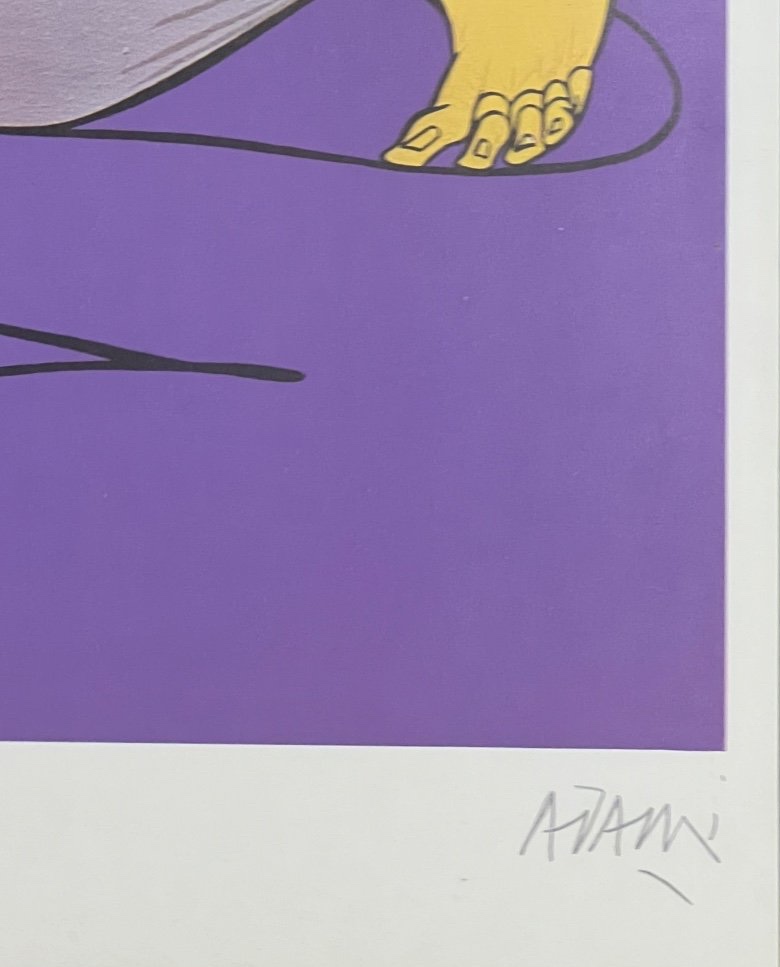 Valerio Adami - For The May Salon - Offset Lithograph - 1982-photo-4