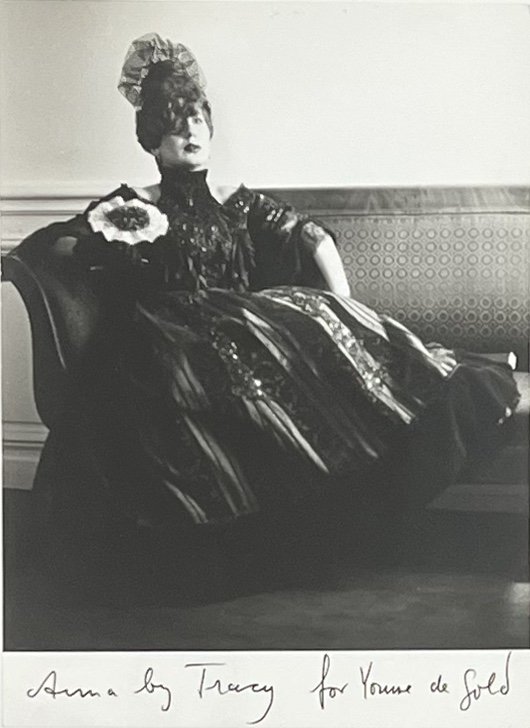 Karl Lagerfeld - Anna Piaggi - Silver Print - 1977-photo-2