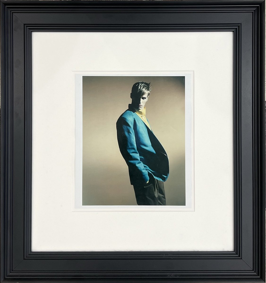 Paolo Roversi - Male Model, For Claude Montana - Polaroid Print - 1986