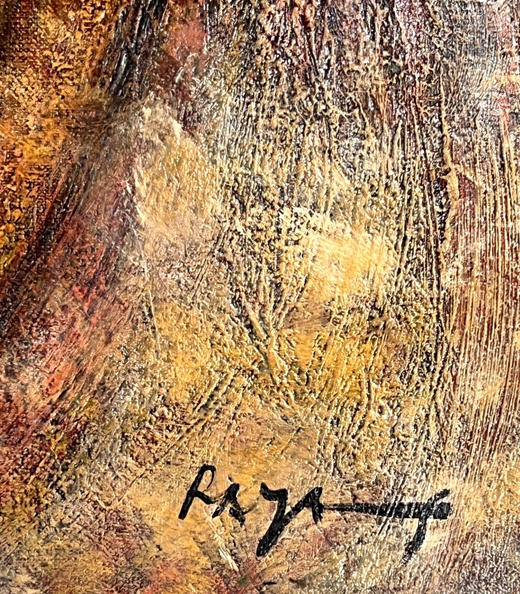Raya Sorkine - Woman And Wine Of Provence - Oil On Canvas-photo-3