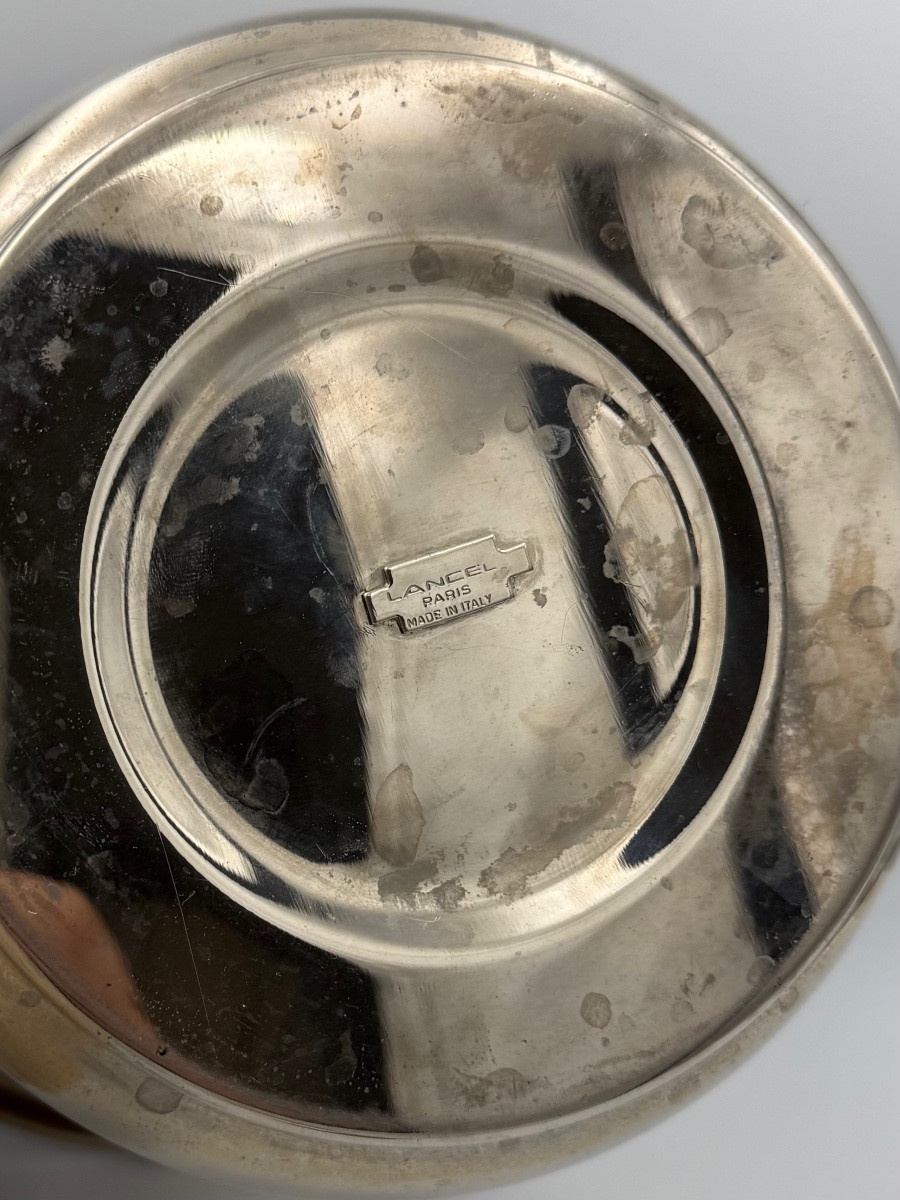Lancel - Champagne Bucket - Silver Metal -photo-4