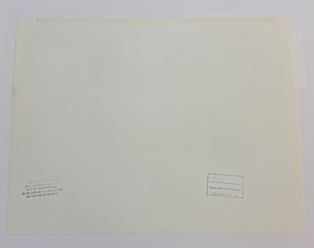 Michel Sima - Pablo Picasso With An Owl, France, Antibes -silver Print - 1946-photo-3